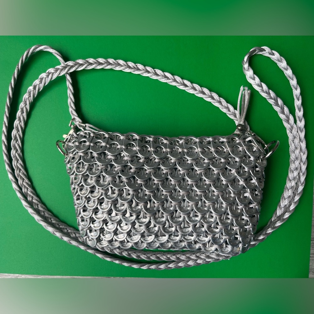 Handmade Clutch/Purse made from recycled Soda Can tabs